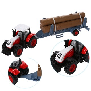 🎈lindsayll🎈 Alloy Engineering Car Tractor Toy Vehicle Farm Vehicle Belt Boy Tractor Toy
