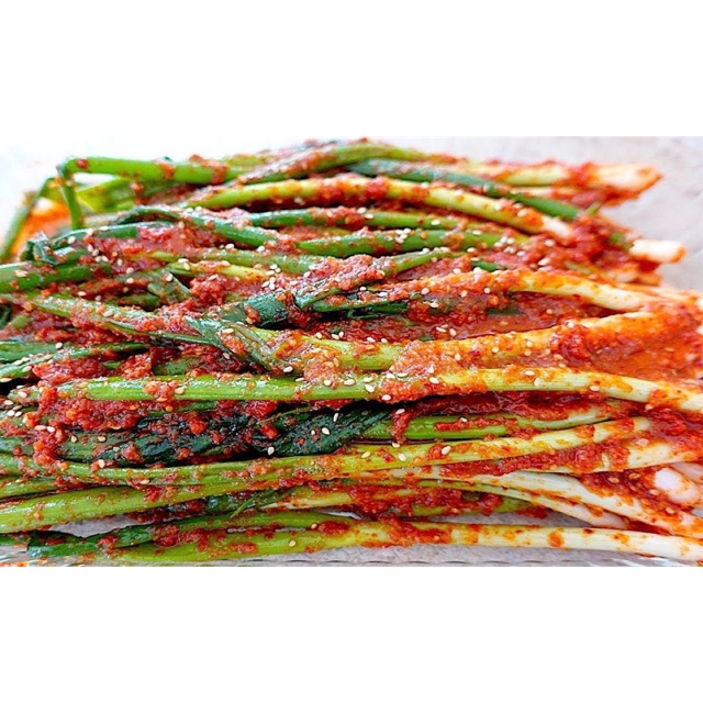 Kim chi Hành lá túi 1kg ( 파김치 )