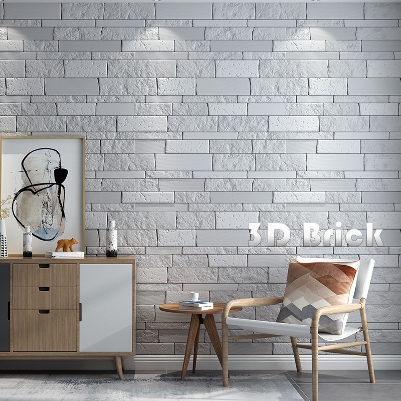 Xốp dán tường 3d Giấy dán tường & Decal dán kính chống bám bụi cho phòng ngủ trang trí nhà cửa không thấm nước 3D
