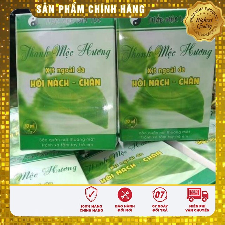 Hôi nách, hôi chân Thanh Mộc Hương