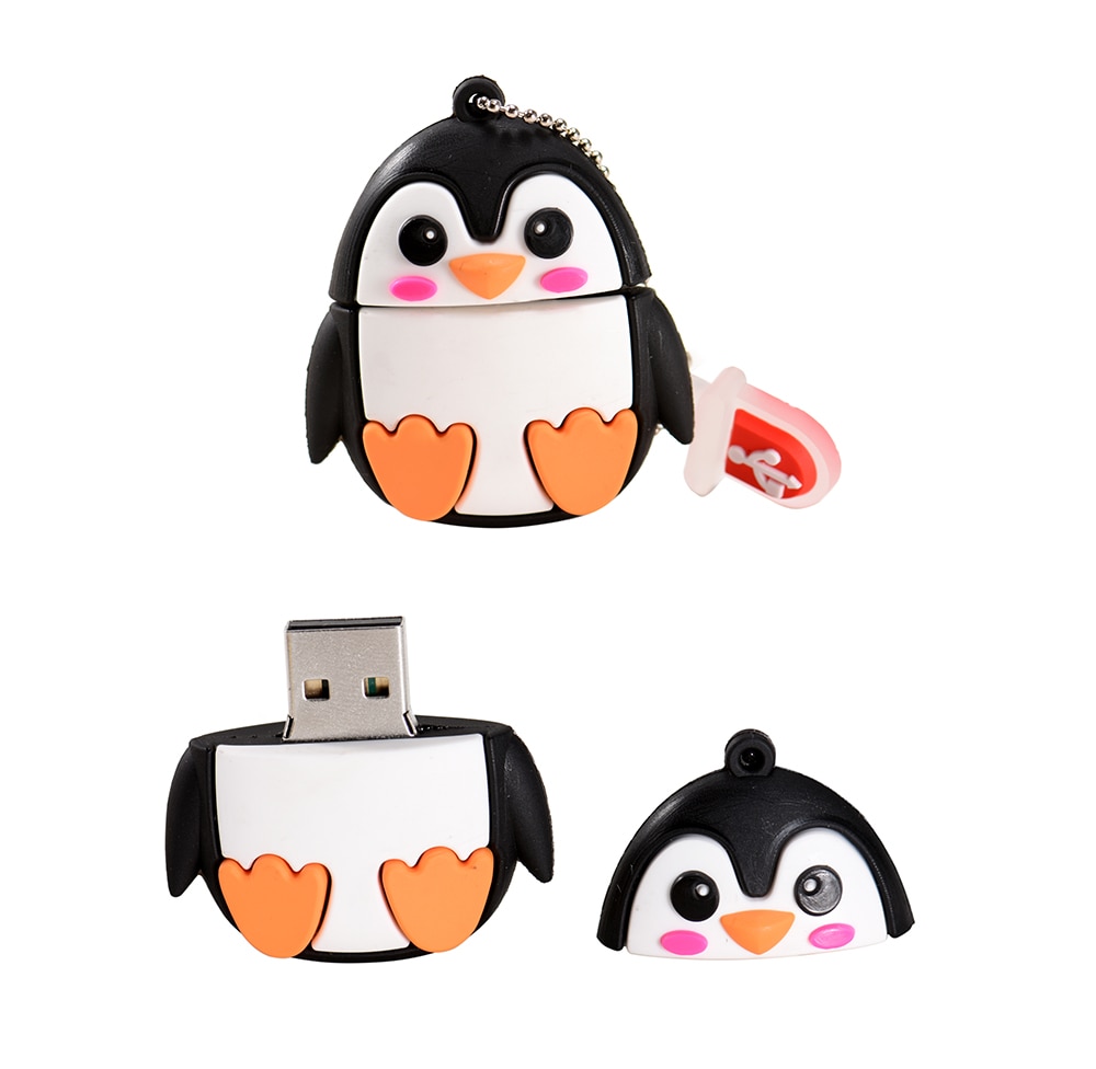Usb 1tb Hình Chim Cánh Cụt / Cáo Dễ Thương