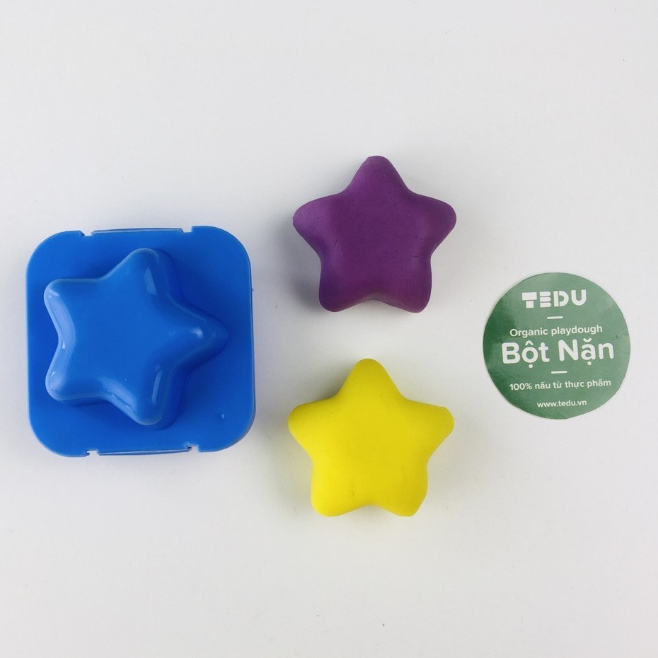 Bột nặn TEDU đất nặn an toàn - khuôn ngôi sao 3D (không kèm bột)
