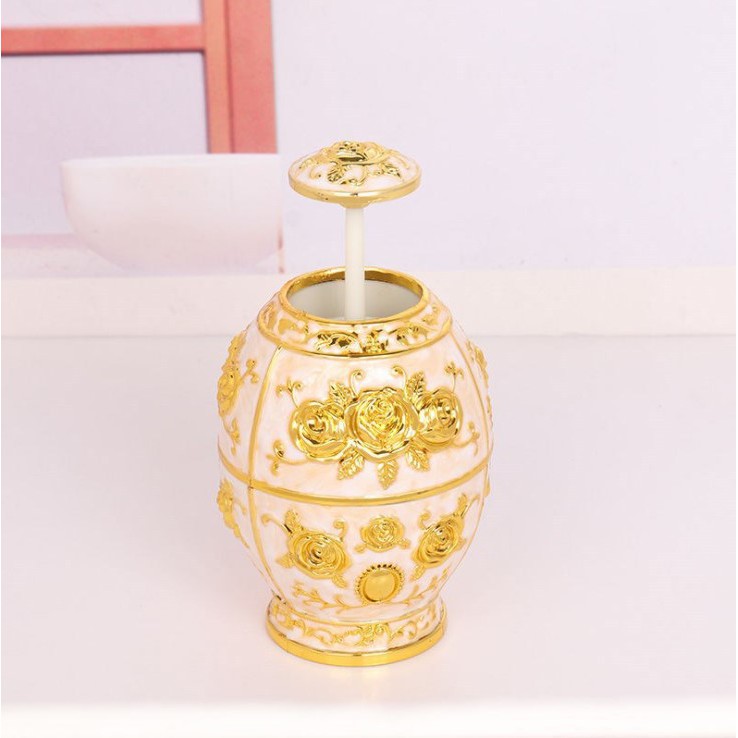 💗FREESHIP💗 Lọ tăm hoàng gia cao cấp mạ Vàng, Bạc chất lượng  - GDBL