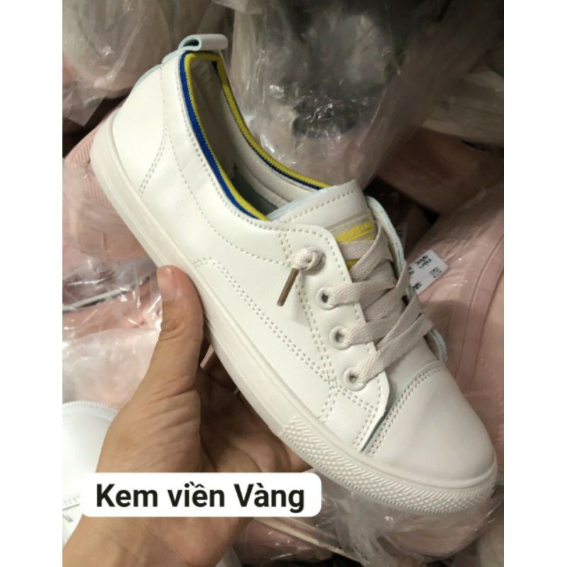 [Mã FAGREEN245 giảm 10% tối đa 30k đơn từ 99k] Giày Thể Thao Nữ Basic Phối Viền Chun Hot Trend 2021 (H13) | WebRaoVat - webraovat.net.vn