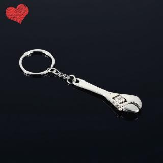 Practical Tool Wrench Monkey Spanner Key Chain Car Metal Keyring