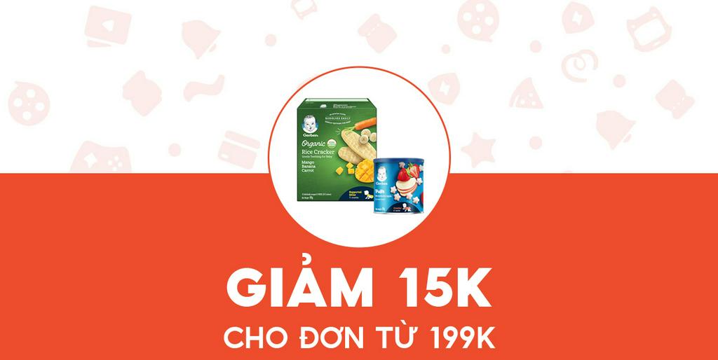 - Vy Store - Giảm 15K cho Thực phẩm cho bé
