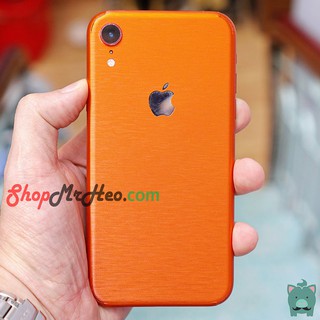 (Mua 1 Tặng 1) Skin Dán Mặt Sau Lưng Full Cạnh Iphone XR 2018