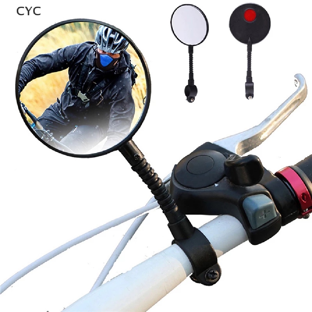 CYC 2Pcs Bicycle mirror Bike Handlebar Flexible Rear Back Mirror Rearview  New CY