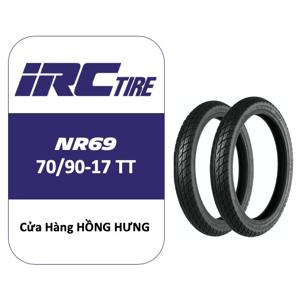 Lốp IRC Inoue 70/90-17 TT NR69 (Lốp trước xe Honda Future Neo, Wave RS)