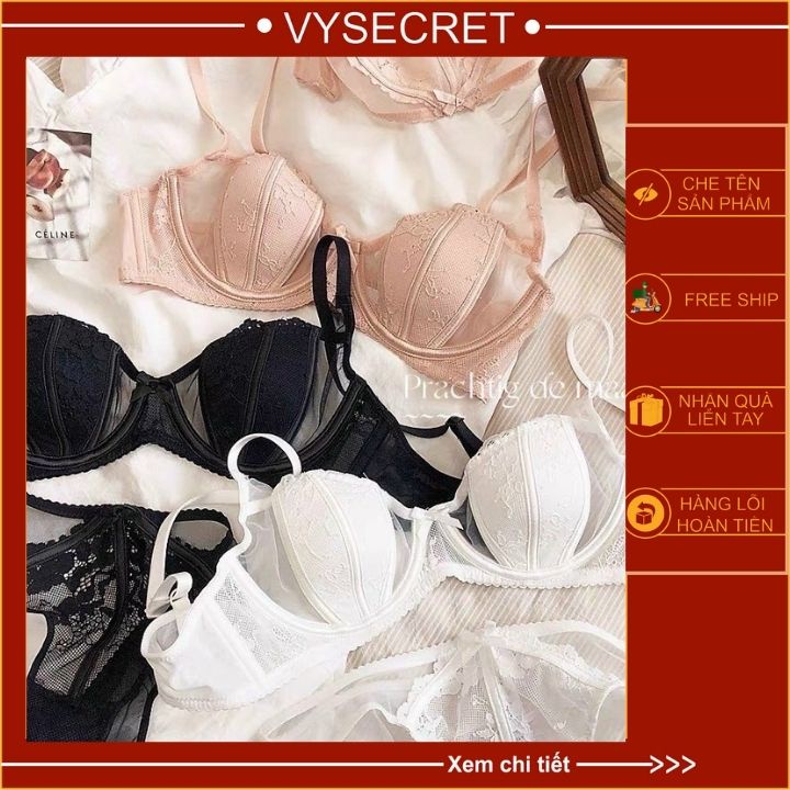 Bộ đồ lót B058 có gọng mút mỏng pha lưới cao cấp,sexy ,quyến rũ | WebRaoVat - webraovat.net.vn