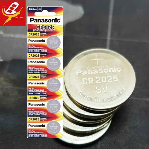 Vỉ 5 Viên Pin Panasonic CR2025