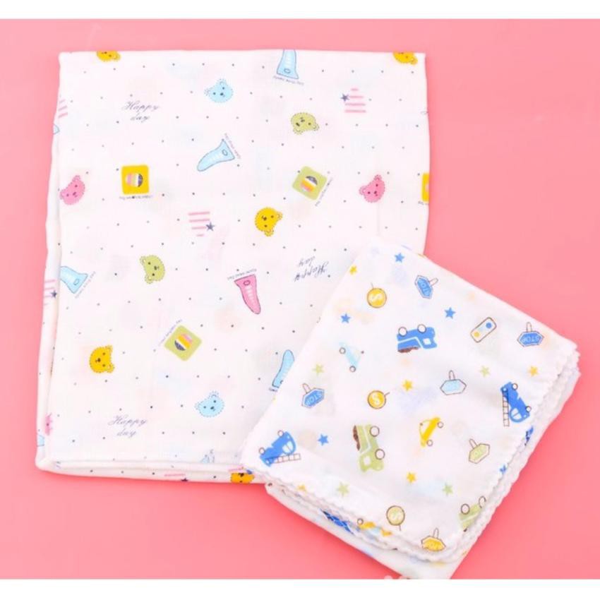 Set 10 Khăn Xô Sữa Nhật 3 Lớp Mềm Mịn Cho Bé