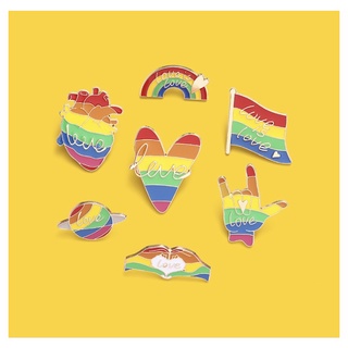 Pin Cài Áo, Mũ, Balo Hình PrideMonth