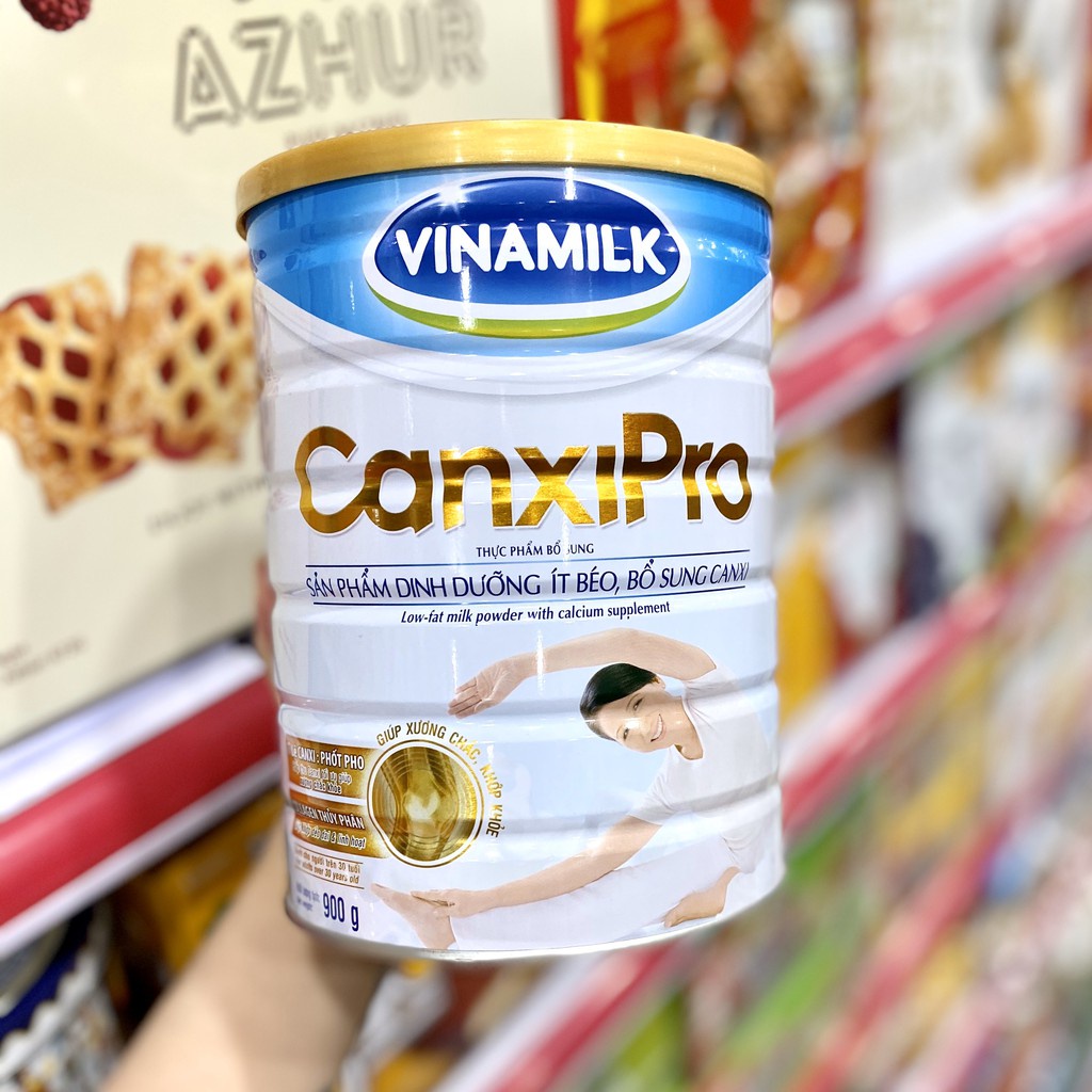 SỮA BỘT VINAMILK CANXI PRO HỘP 900G date 2/2025