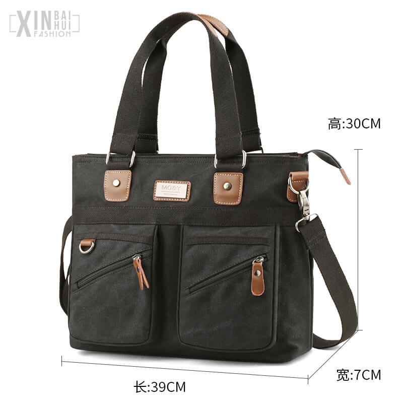 Túi xách Canvas đựng máy tính bảng thời trang công sở | BigBuy360 - bigbuy360.vn