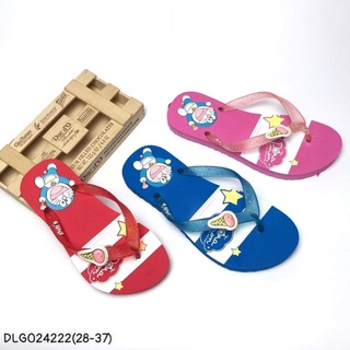 Dép xỏ ngón bé gái hình Doremonn