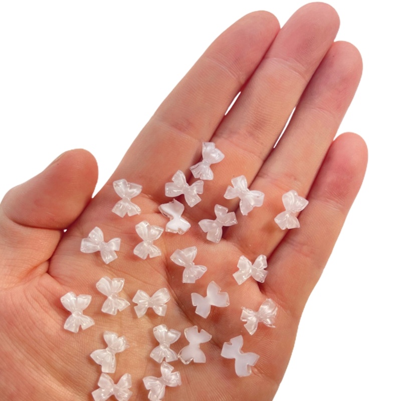 Set 100 Chi Tiết Nơ 3D Trang Trí Móng Tay Nghệ Thuật Độc Đáo