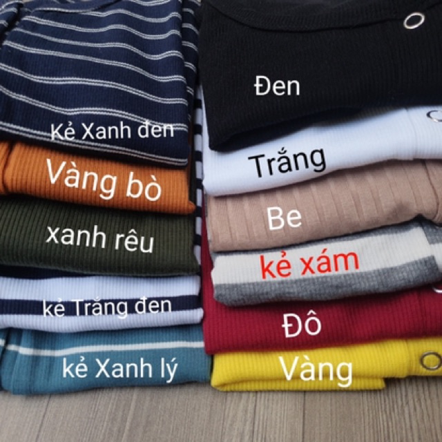 [FREESHIP 50K ÁO CROPTOP LEN TĂM NÚT THẬT