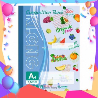 [Sổ lò xo đẹp xinh ] Sổ may dán gáy KLONG 200tr A4 KẺ LỀ 70/90; MS: 972