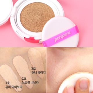 (Có Kèm Lõi Refill) Phấn nước Peripera Ink Matte Blur Cushion