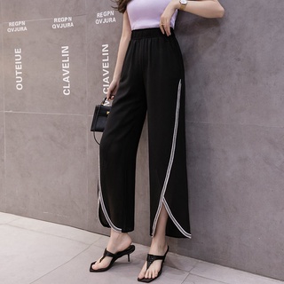Quần ống rộng Chất Liệu Chiffon Lụa Mỏng plus size