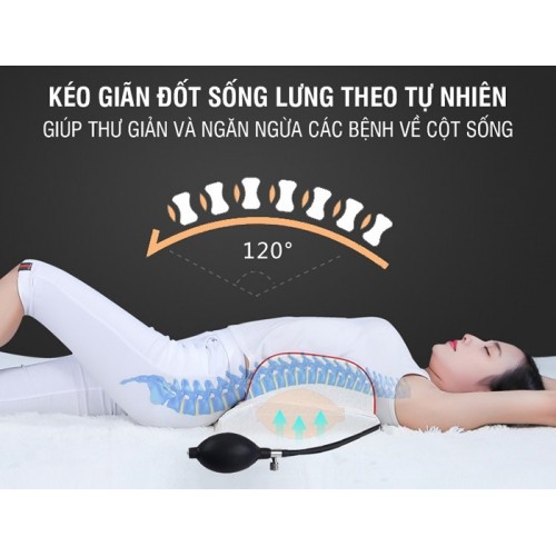 HÀNG MỚI - Đệm (máy) massage lưng rung nóng trị đau nhức lưng YJ-M4
