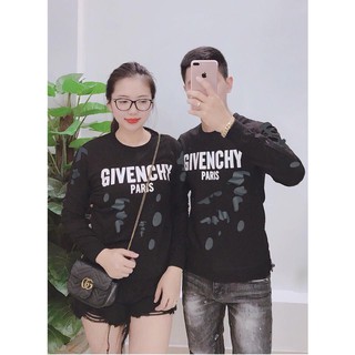 Áo nỉ da cá thu đông,áo sweater nam nữ Givenchi