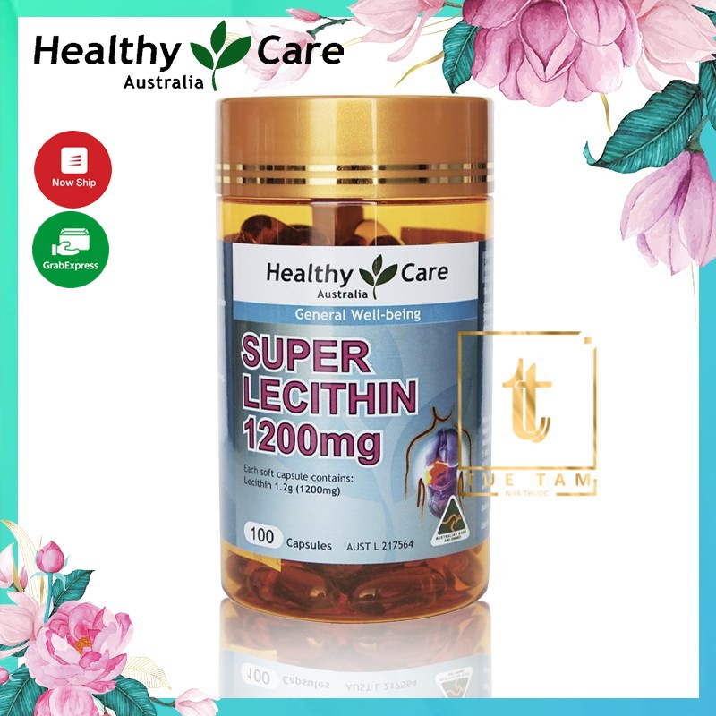 Mầm Đậu Nành Úc Healthy Care Super Lecithin 1200mg 100 Viên