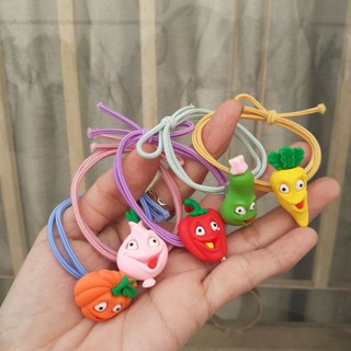 Dây cột tóc rau củ siêu cưng (được chọn mẫu)