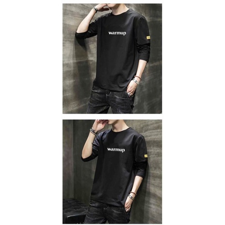 Áo Thun Tay Dài Cổ Tròn Dáng Ôm Phong Cách Hàn Quốc Thời Trang Mới 2022 Dành Cho Bạn Nam