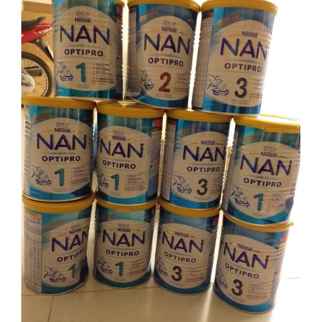 SỮA NAN NGA 1,2,3 mẫu cũ hộp 400g