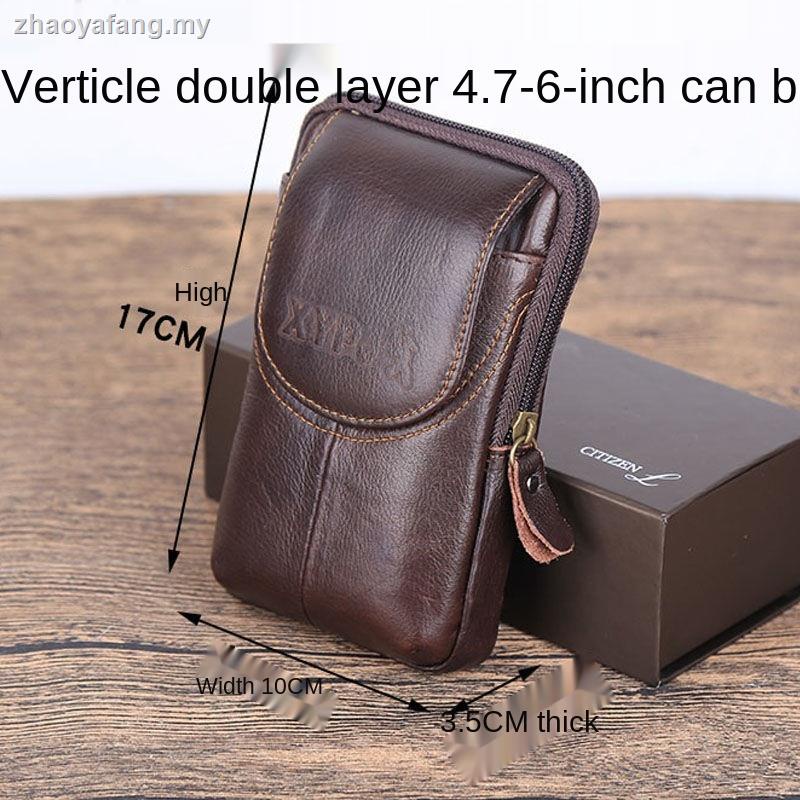 Túi Da Bò Đeo Hông 6.5 inch 5.5 inch Đựng Điện Thoại Tiện Dụng | BigBuy360 - bigbuy360.vn
