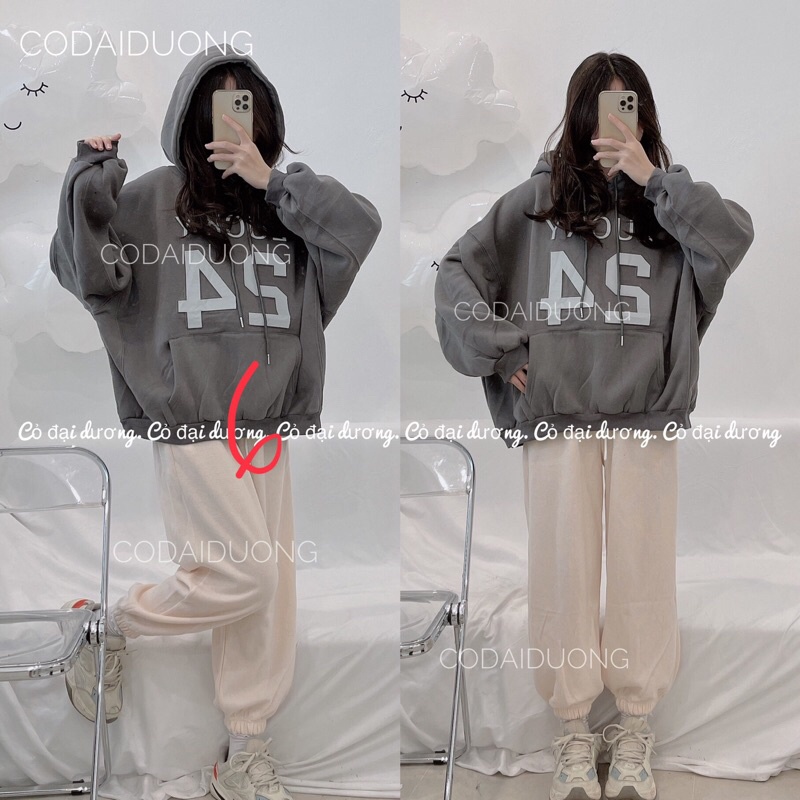áo nỉ hoodie số 24