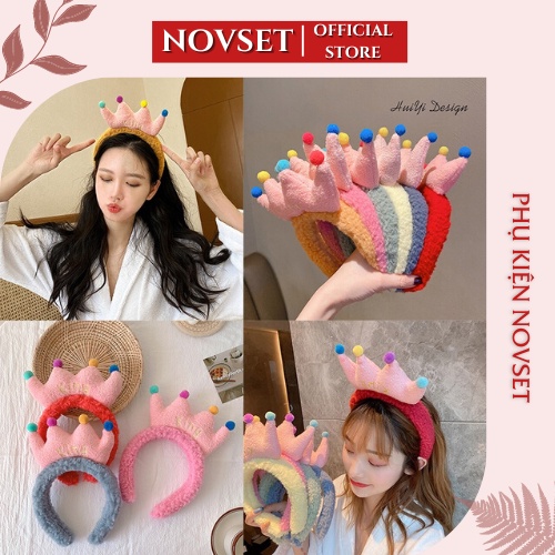 Băng đô cài tóc NOVSET bờm tóc VƯƠNG MIỆN skincare chanh sả #BD_201 [ MÃ E801 ]