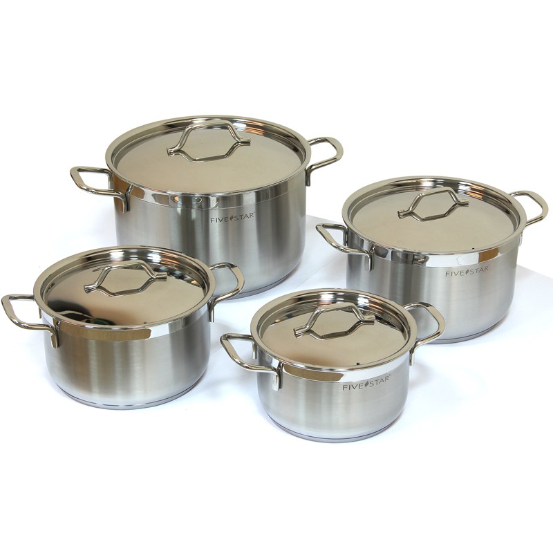 Bộ nồi inox cao cấp VANCOUVER nắp inox 16/18/20124 cm [ BẢO HÀNH 5 NĂM] NẤU ĐƯỢC TẤT CẢ CÁC LOẠI BẾP