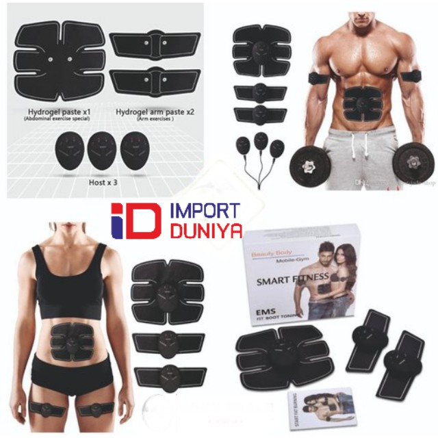 Máy Tập Gym Massage Đánh Tan Mỡ ⚡NHẬP MỸ⚡ Máy Rung Xung Điện Massage Giảm Mỡ Săn Cơ Thon Gọn Bụng Eo Đùi Bắp Chân SIXPAD