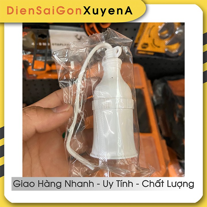 Đui Đèn Trắng Kín Nước E27 - phân phối bởi Điện Sài Gòn Xuyên Á