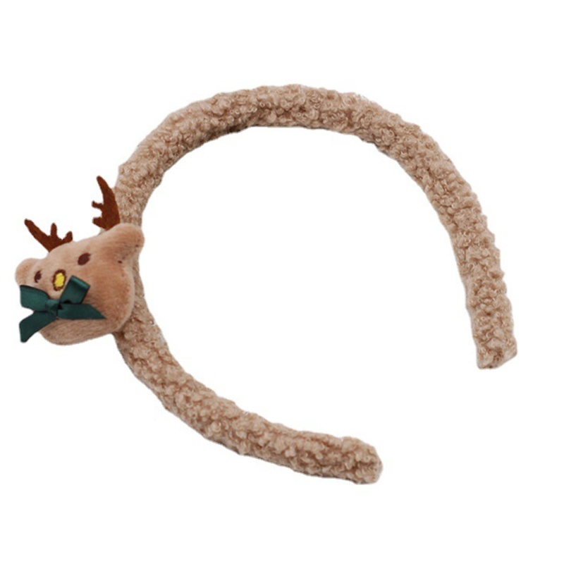 Flgo Băng Đô Cài Tóc Rửa Mặt / Trang Điểm Bằng Vải Bông Mềm Mại Có Chuông Dễ