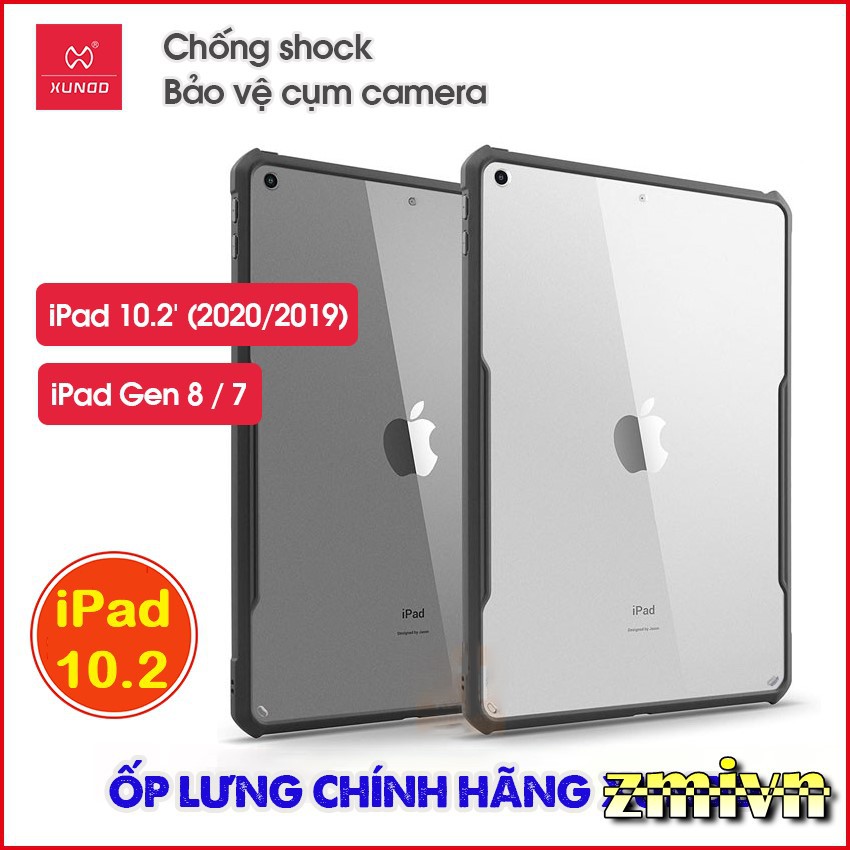 Ốp lưng XUNDD cho iPad Mini 4/5, iPad 9.7"/10.2 (Gen 7/8)/10.5" /iPad Air 3, iPad Pro 11/12.9 inch (2018/2020) chống sốc