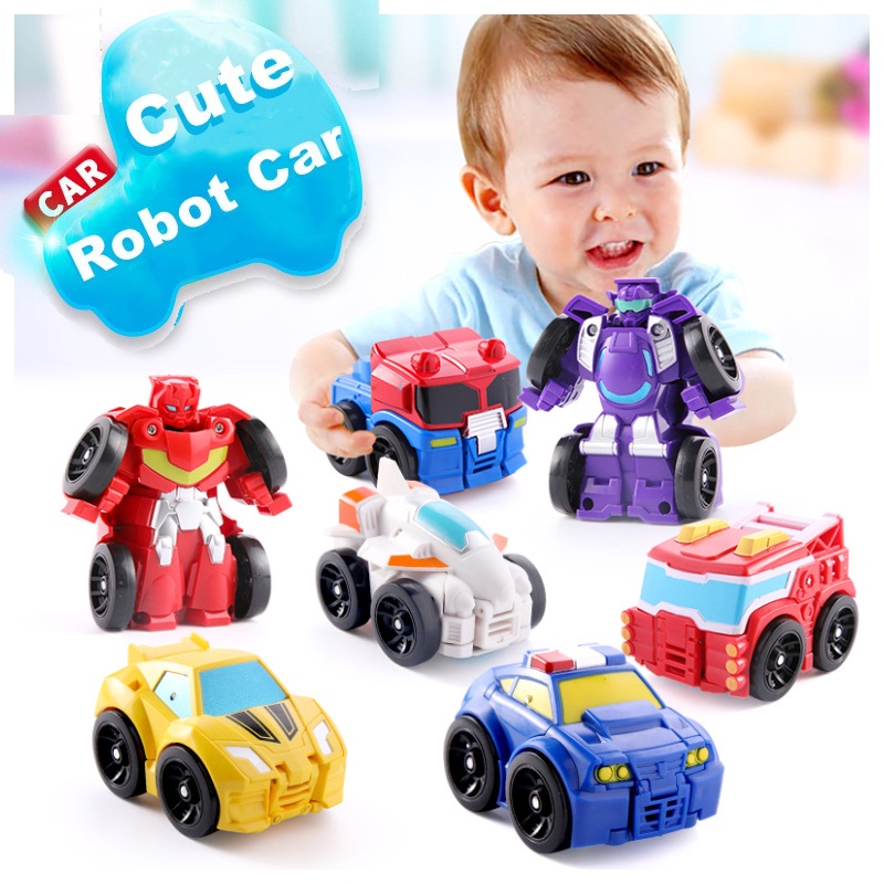 Đồ chơi HYG Toys robot biến hình Optimus Prime phim Transformer vui nhộn