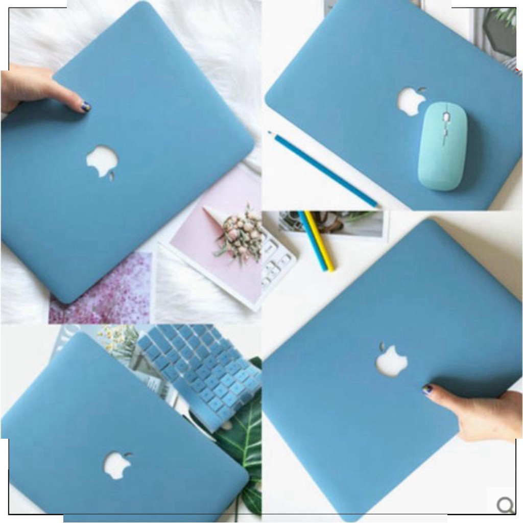 Combo Ốp Macbook Màu Xanh Pastel - Chất liệu:Nhựa ABS ko làm xước viền máy (Ốp) + Phủ Phím (Silicon) VÀ NHIỀU MÀU KHÁC | WebRaoVat - webraovat.net.vn