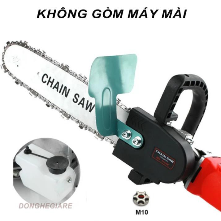 BỘ LƯỠI CƯA XÍCH GẮN MÁY MÀI - Máy cưa xích cầm tay mini (DCG)