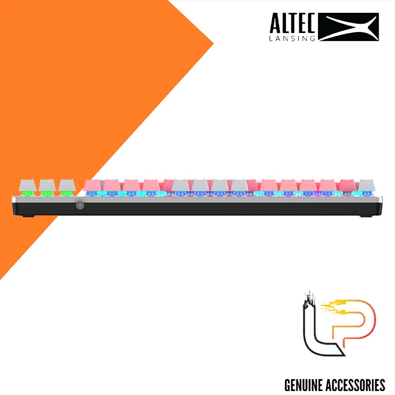 Bàn phím cơ Blueswich ALTEC LANSING 8404 Hồng Trắng - Bàn phím chơi game ALTEC LANSING 8404 Hồng Trắng