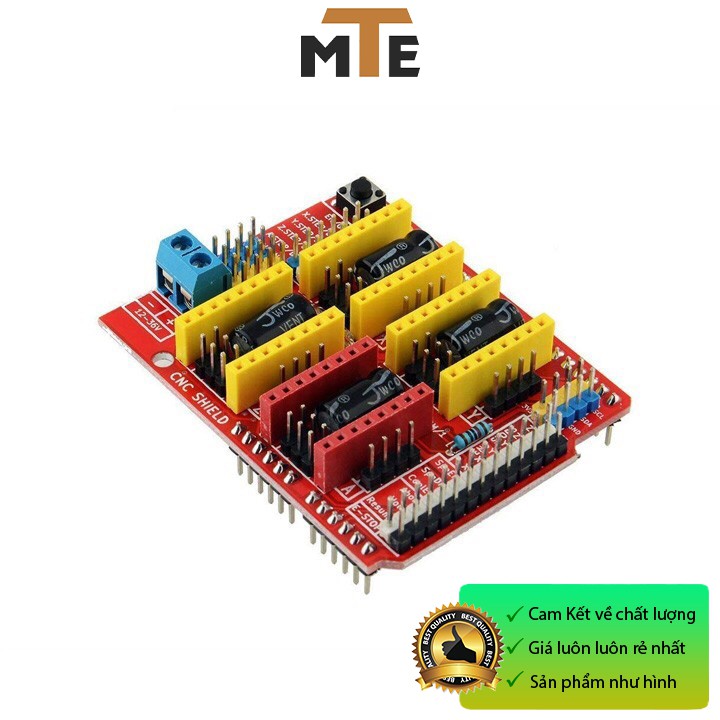 Mạch arduino CNC shield V3 (dùng cho máy CNC, laze, vẽ)