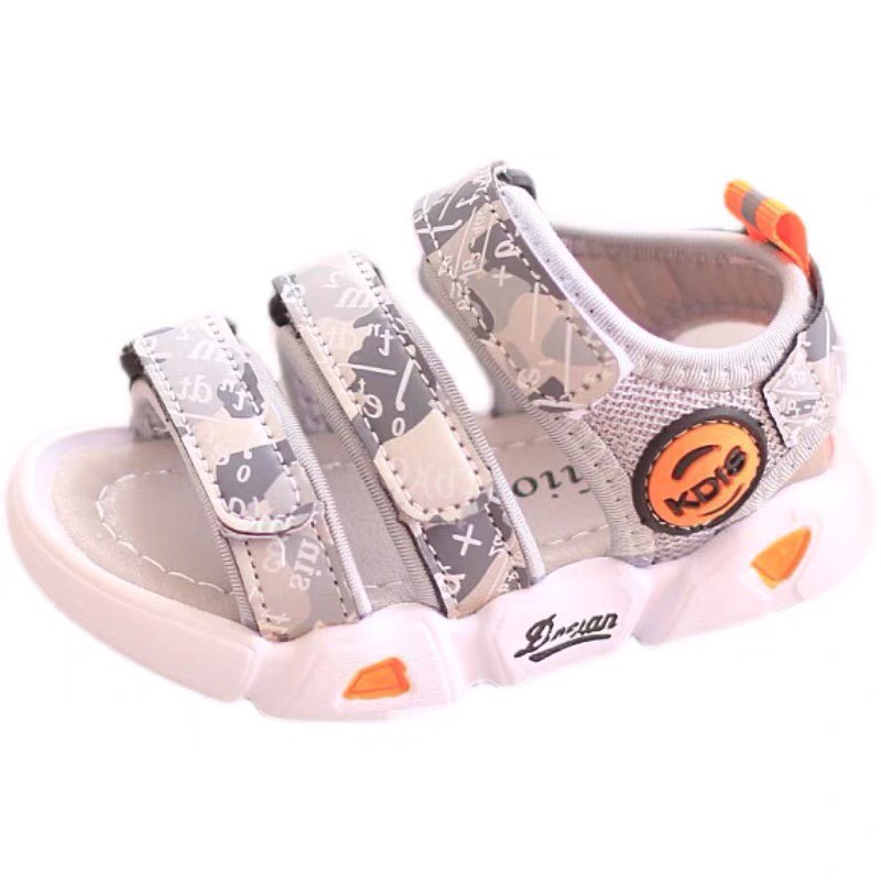 Sandal bé trai - dép quai hậu cho bé trai siêu nhẹ, chống trượt, có 3 quai vải, hợp thời trang mùa hè Babybees 350