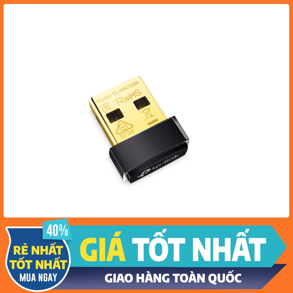 Bộ chuyển đổi USB Nano chuẩn N không dây tốc độ150Mbps - TL-WN725N - Hot Buys | BigBuy360 - bigbuy360.vn