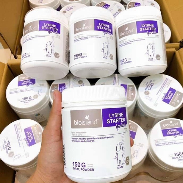 Lysine Bột 150g tăng chiều cao cho bé từ 7 tháng +
