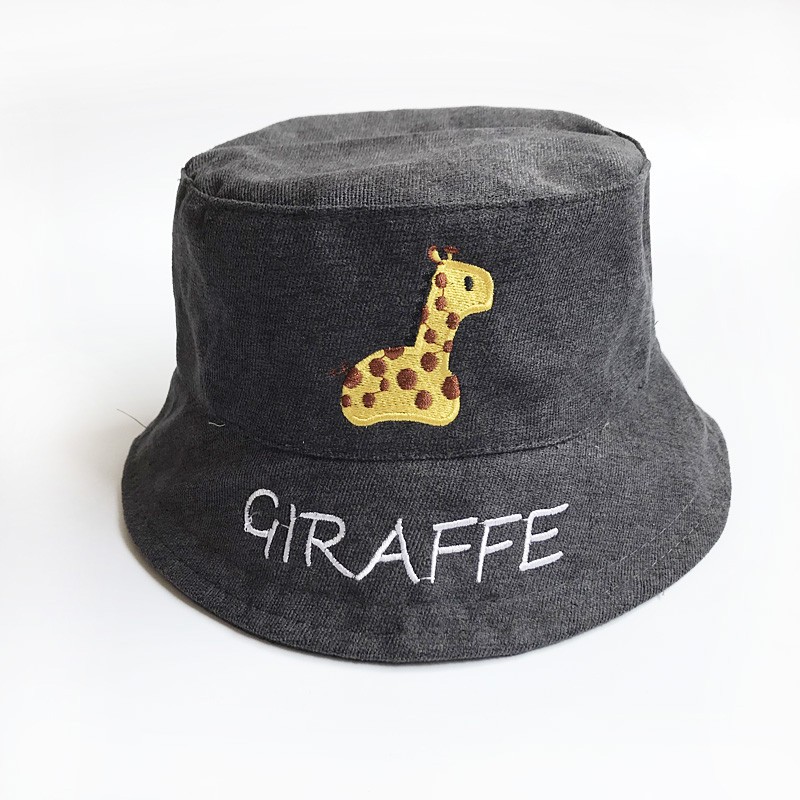 Cute Cartoon Embroidery Hats Summer Baby Hats Child Sunhat Cap