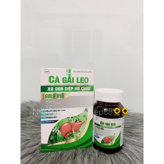 CÀ GAI LEO XẠ ĐEN DIỆP HẠ CHÂU GOLD 850 - Giải độc gan an toàn hiệu quả (Hộp 60 viên )