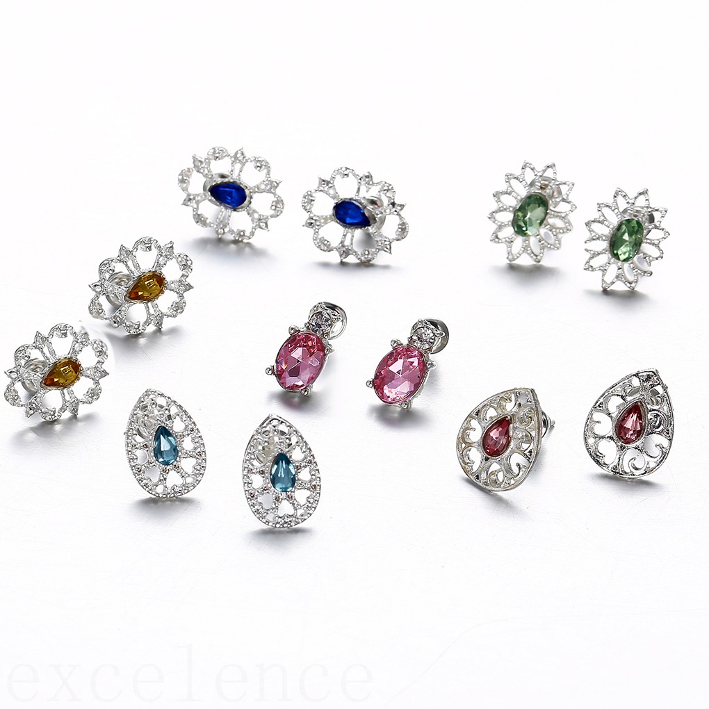 Set 6 Đôi Khuyên Tai Phong Cách Bohemian Cổ Điển Dành Cho Nữ